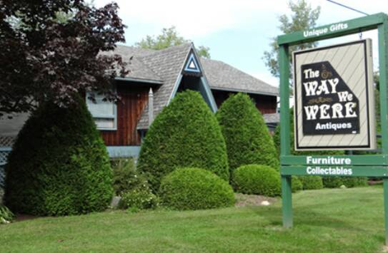 Roadside view of The Way We Were, a Vermont antiques shop.